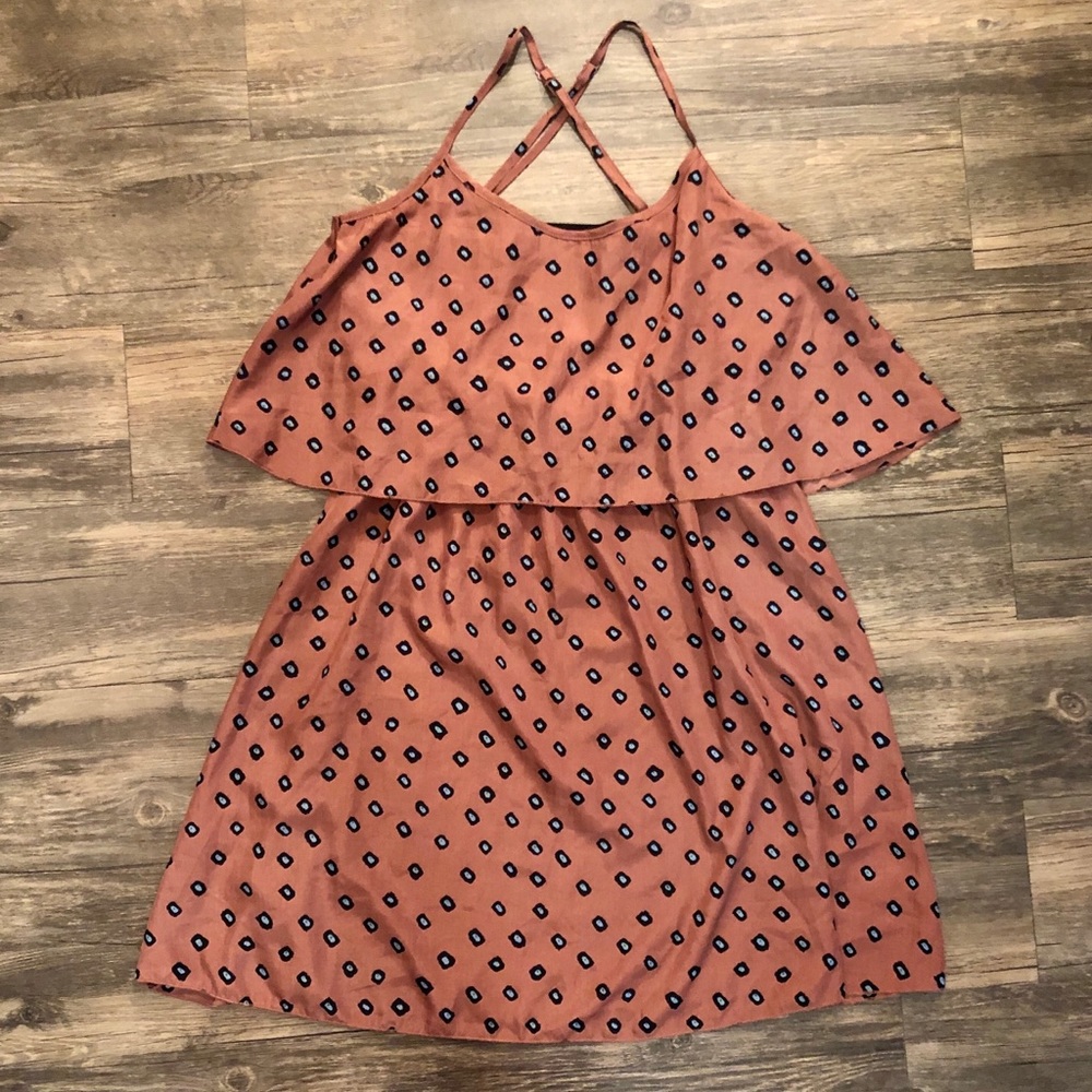 Burnt Orange/Mauve Dress